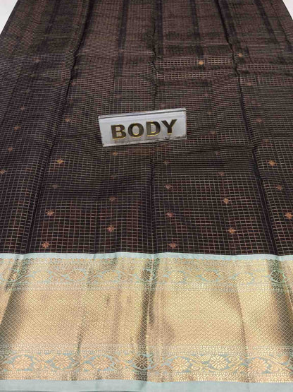 Textile with a label labeled 'BODY' on a patterned fabric background