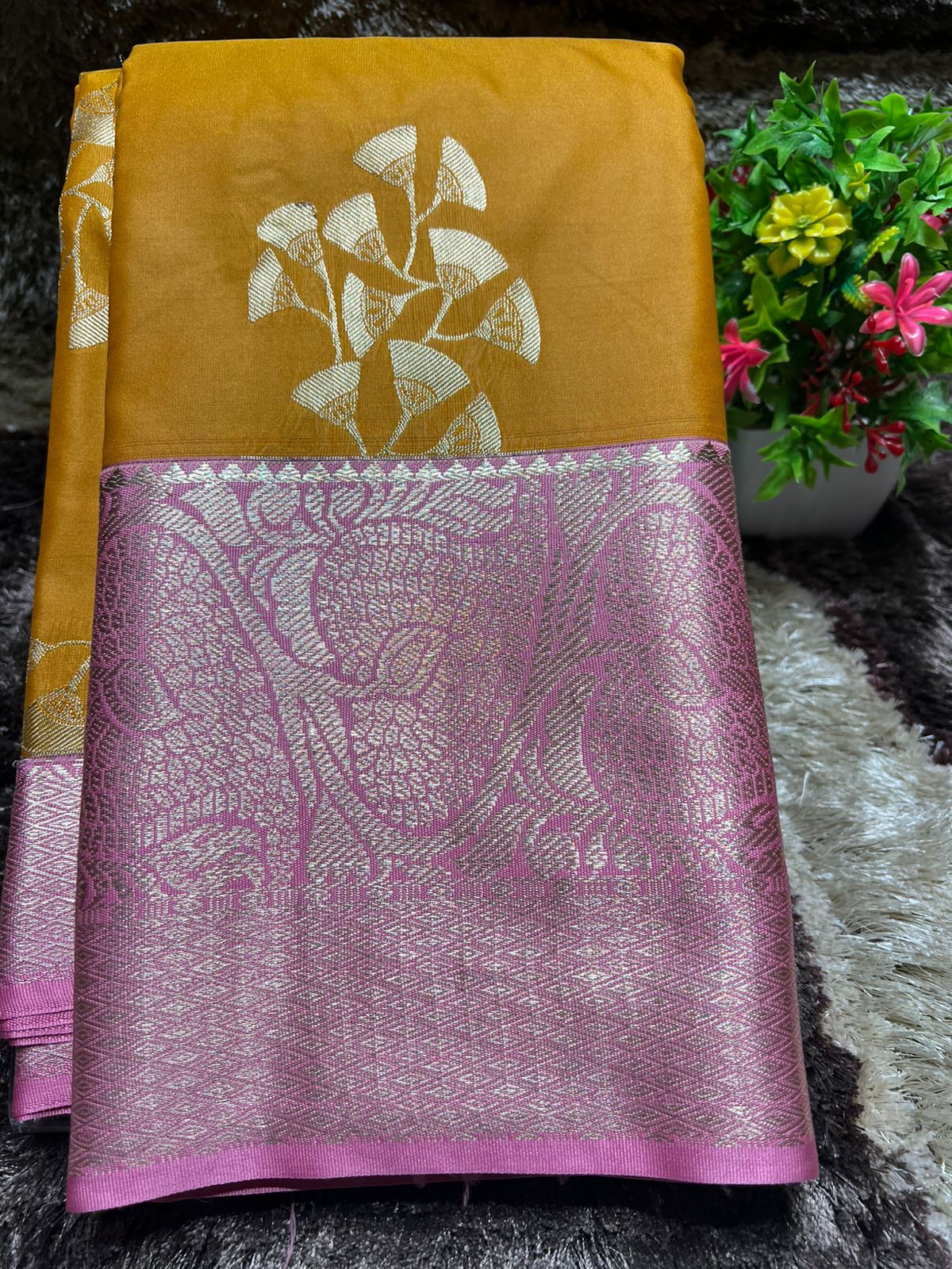 Kanchi Mix Silk Saree