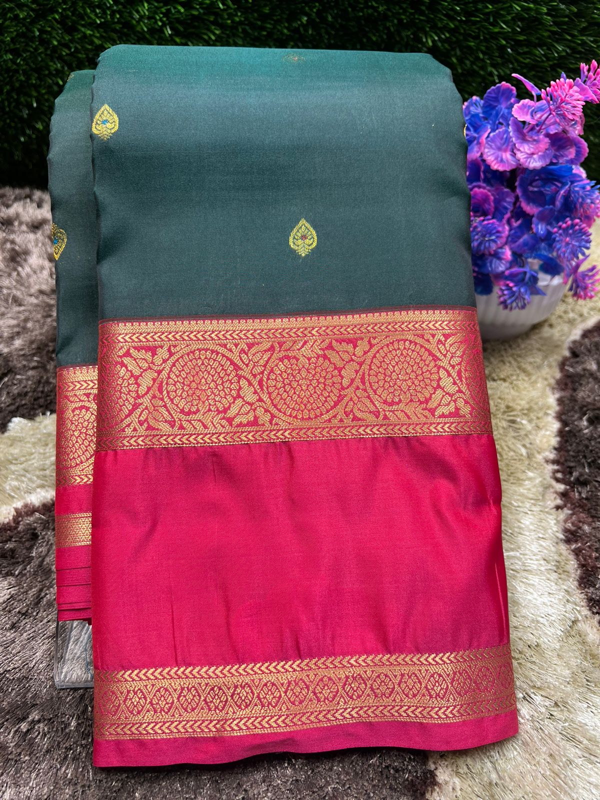 Kanchi Mix Silk Saree