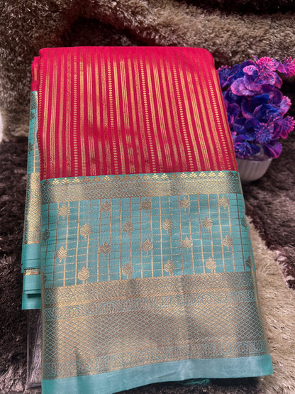 Kanchi Mix Silk Saree