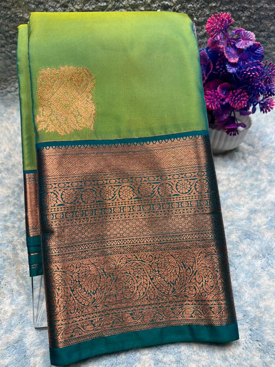 Kanchi Mix Silk Saree