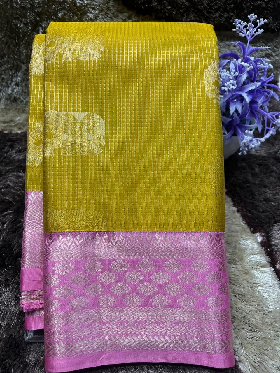 Kanchi Mix Silk Saree