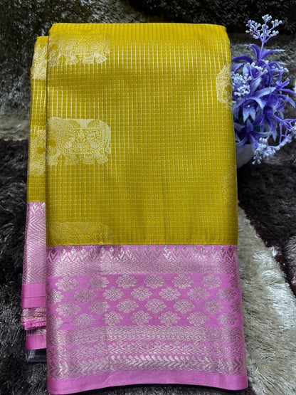 Kanchi Mix Silk Saree