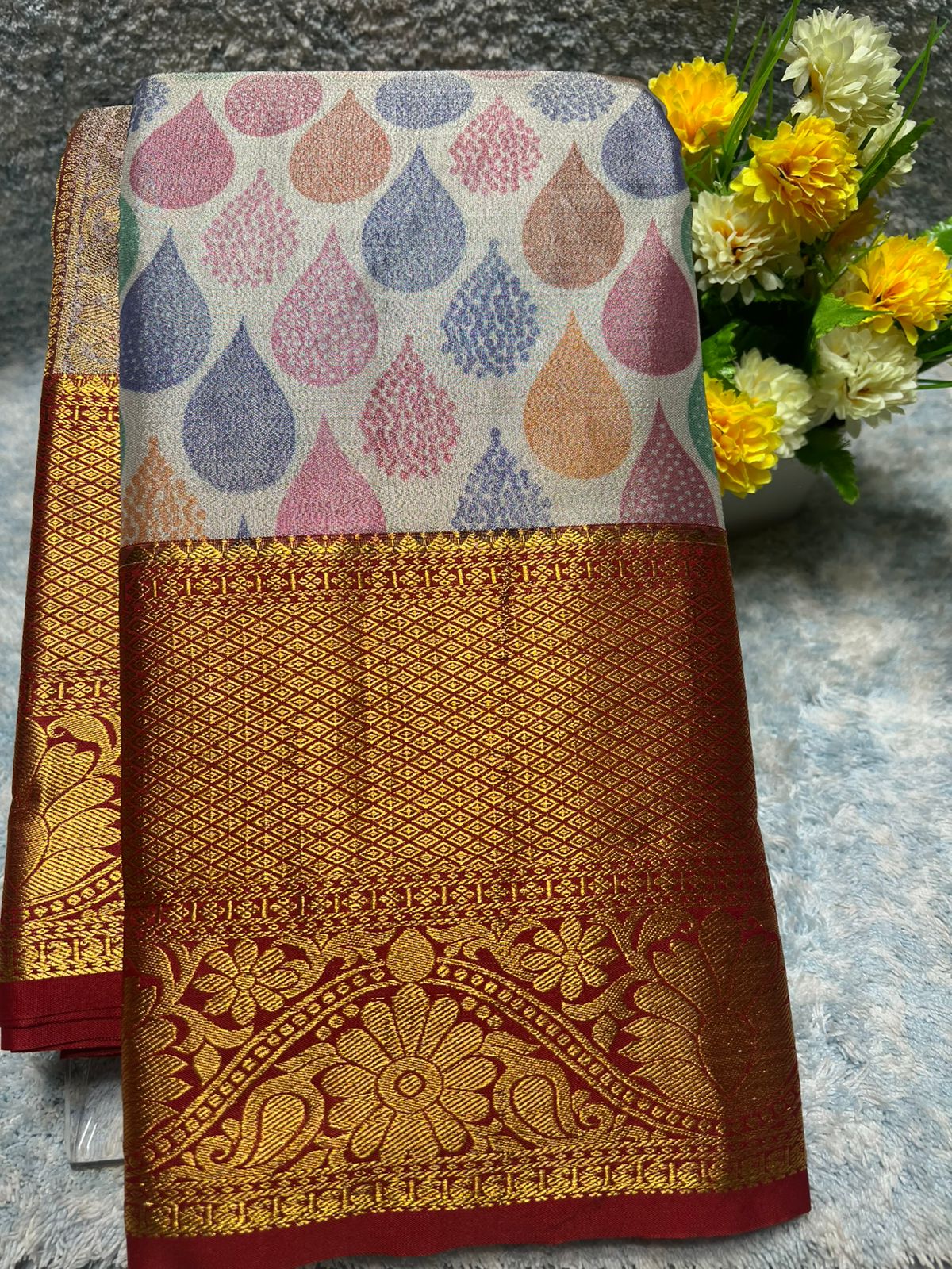 Kanchi Mix Silk Saree