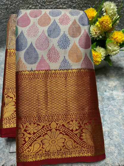 Kanchi Mix Silk Saree