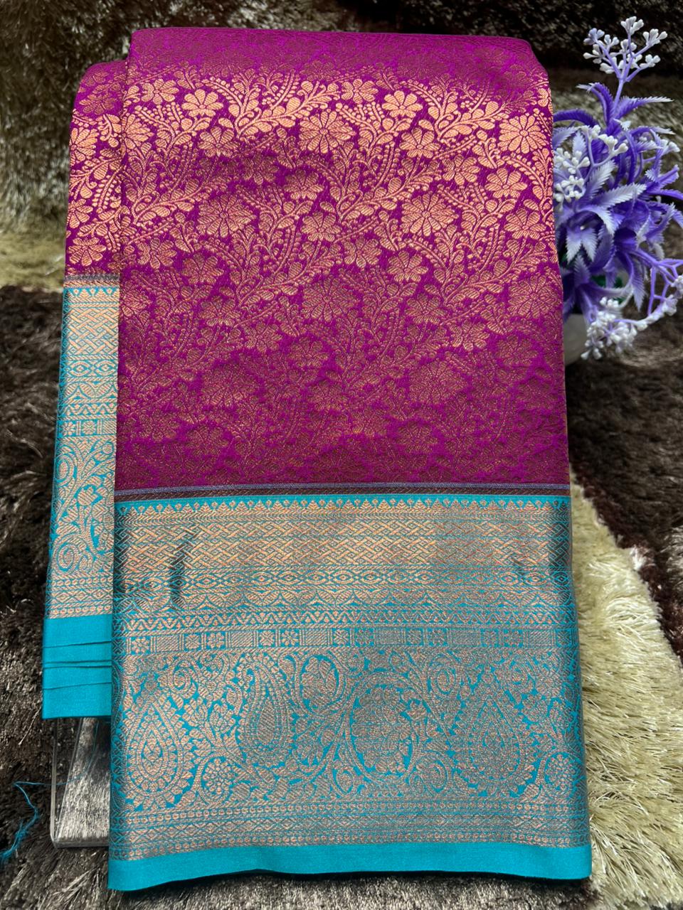 Kanchi Mix Silk Saree