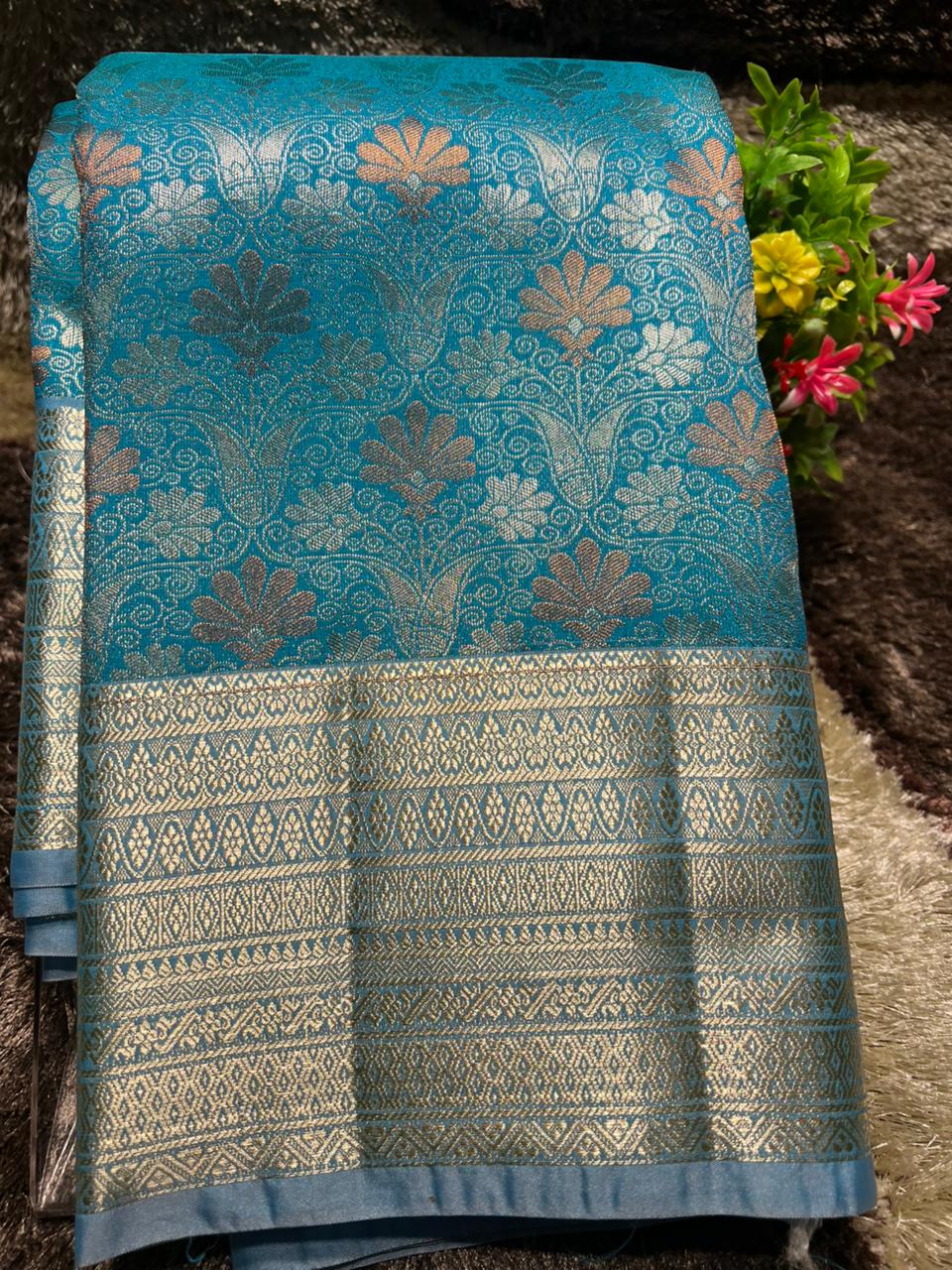 Kanchi Mix Silk Saree