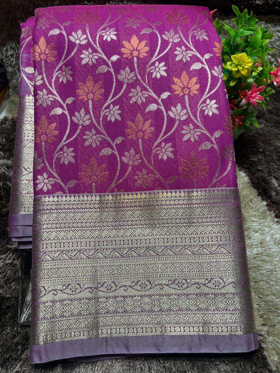 Kanchi Mix Silk Saree