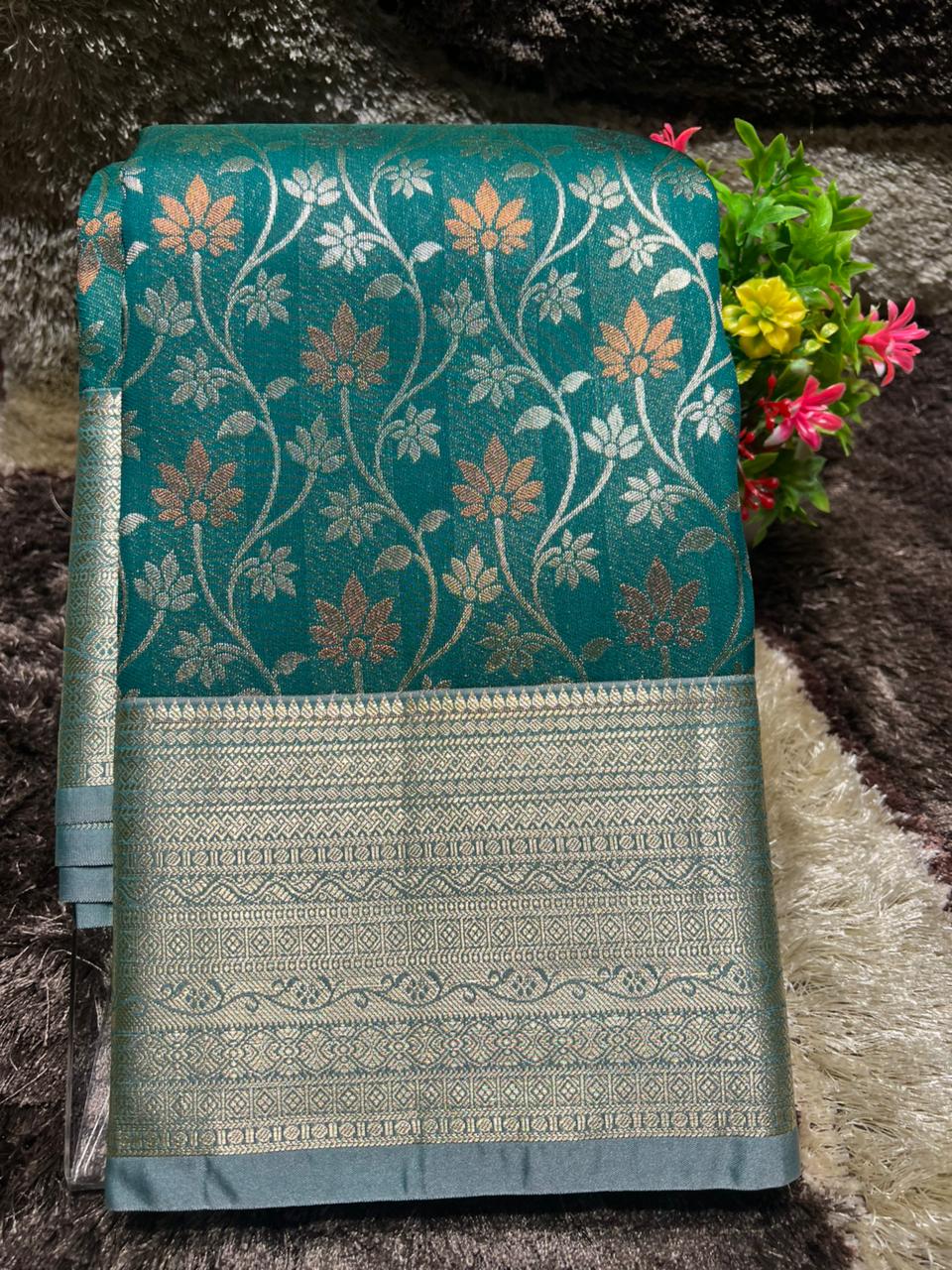 Kanchi Mix Silk Saree
