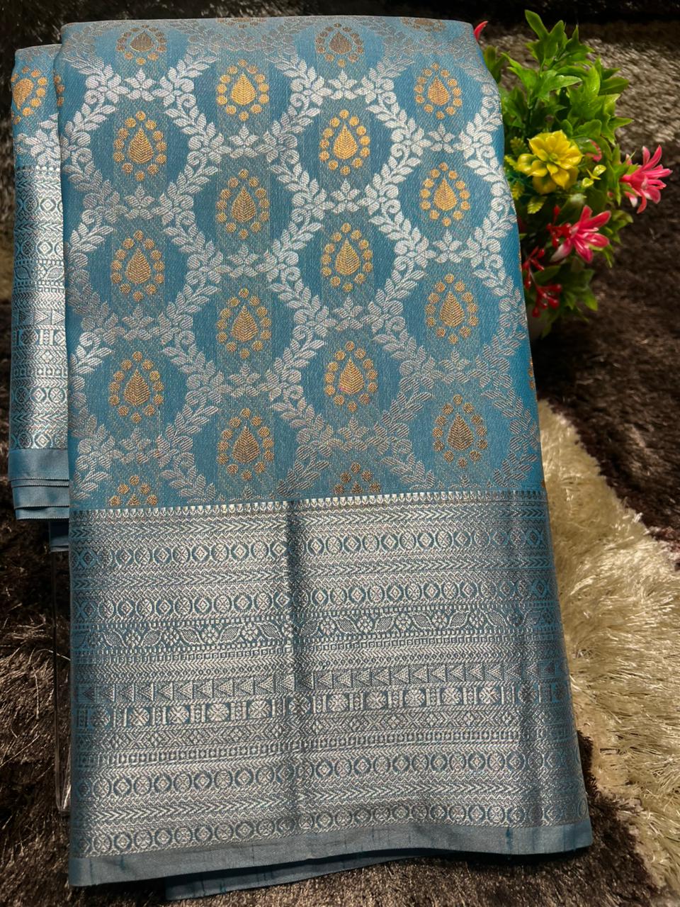 Kanchi Mix Silk Saree