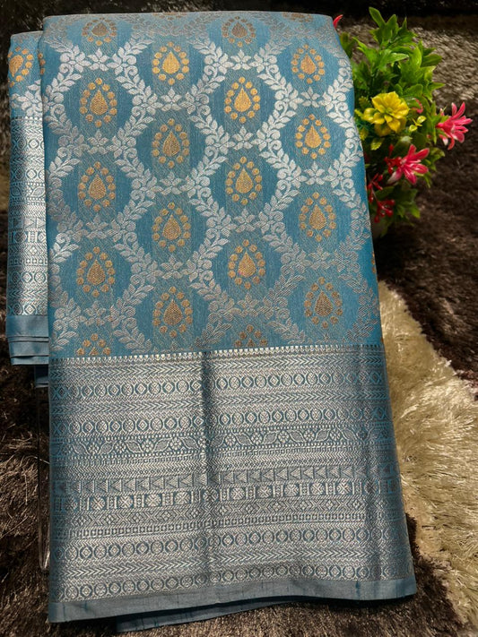 Kanchi Mix Silk Saree
