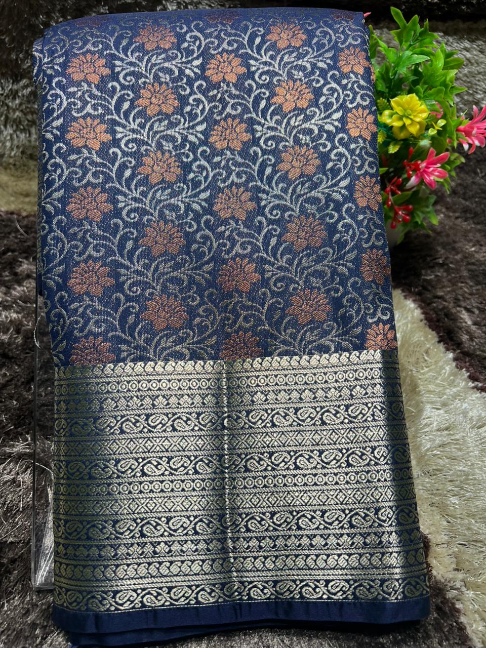 Kanchi Mix Silk Saree