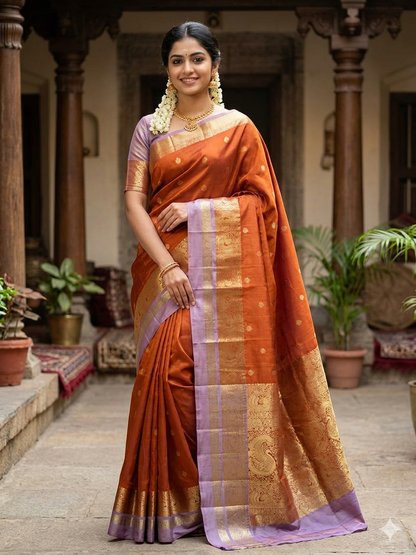 Kanchi Mix Silk Saree