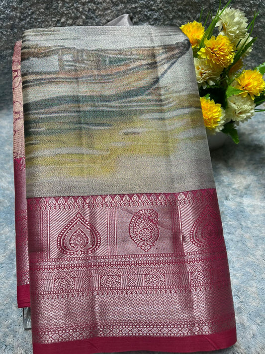 Kanchi Mix Silk Saree