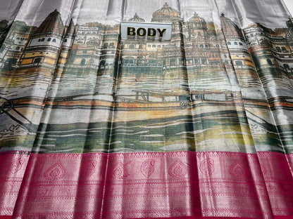 Kanchi Mix Silk Saree