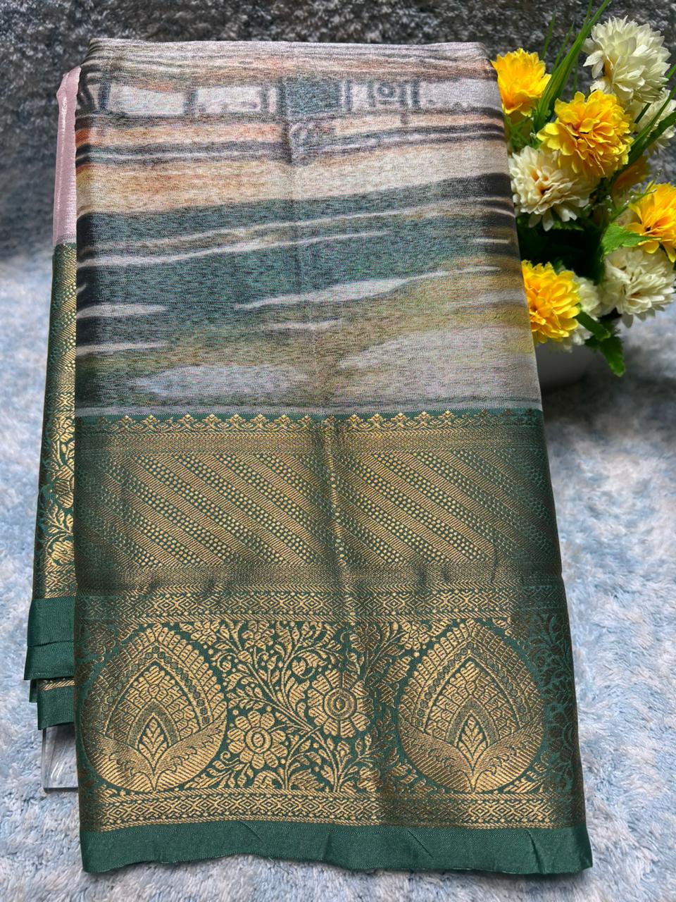 Kanchi Mix Silk Saree