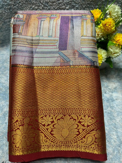 Kanchi Mix Silk Saree