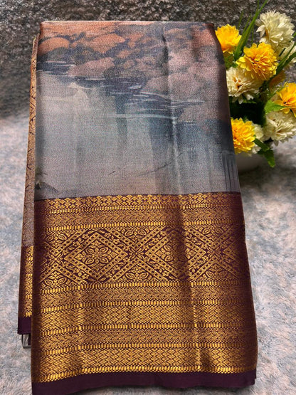 Kanchi Mix Silk Saree