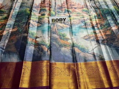 Kanchi Mix Silk Saree