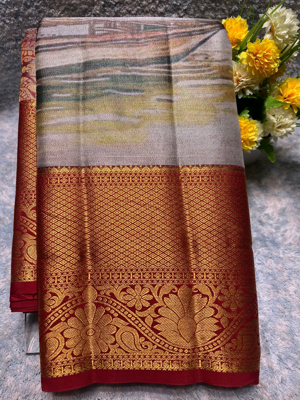 Kanchi Mix Silk Saree