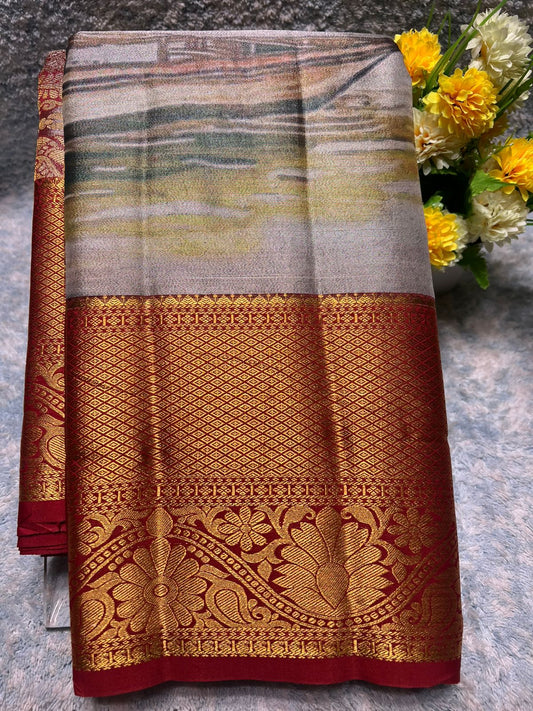 Kanchi Mix Silk Saree