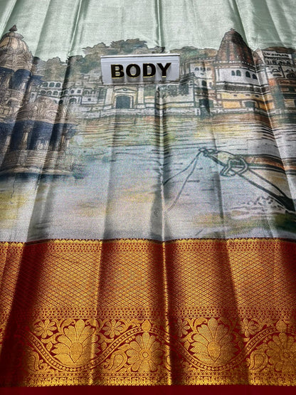 Kanchi Mix Silk Saree