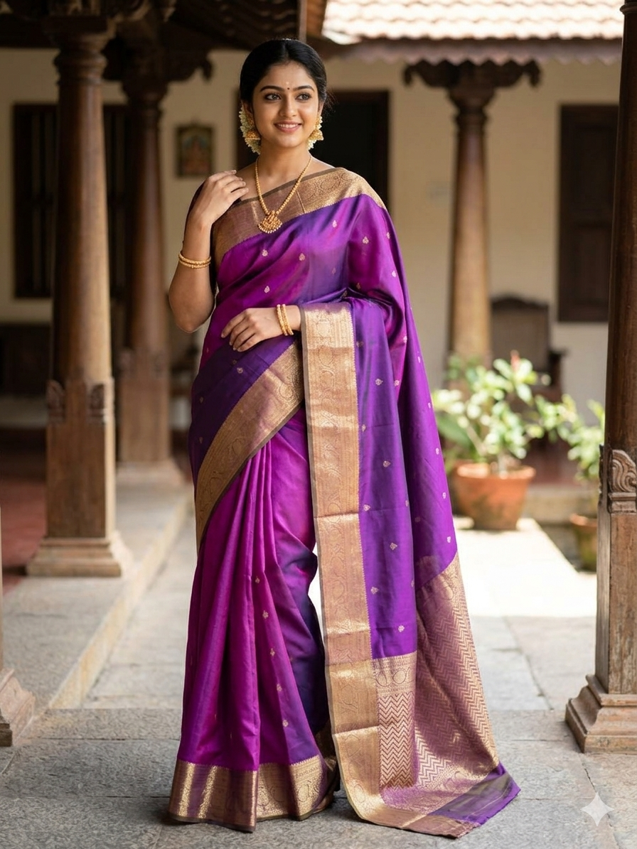 Kanchi Mix Silk Saree