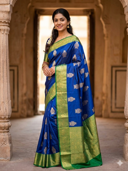 Kanchi Mix Silk Saree