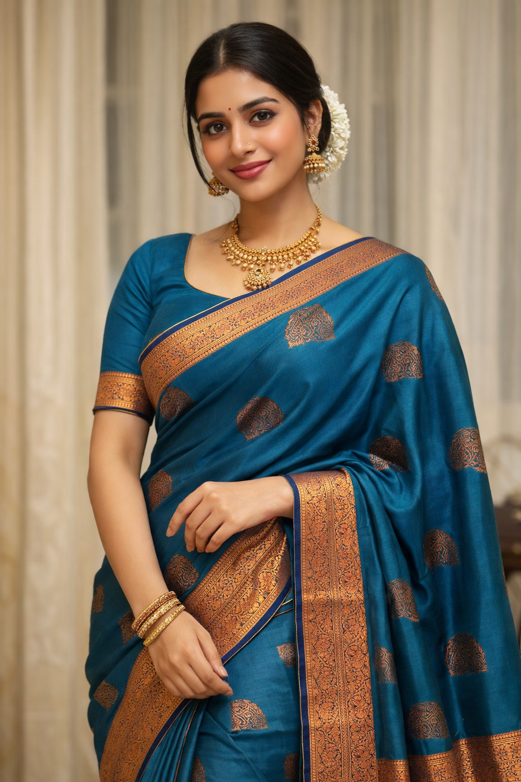 Kanchi Mix Silk Saree
