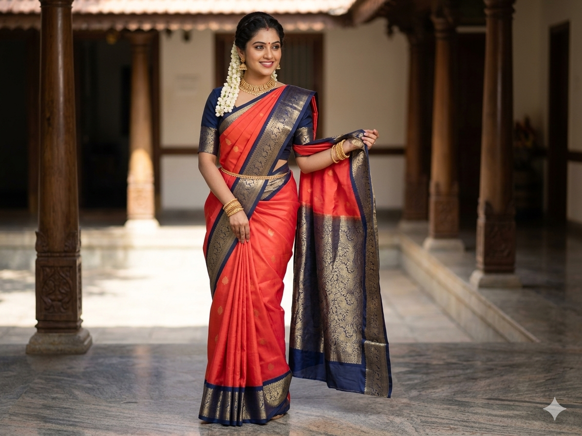 Kanchi Mix Silk Saree