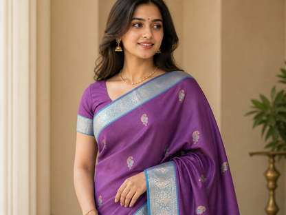 Kanchi Mix Silk Saree