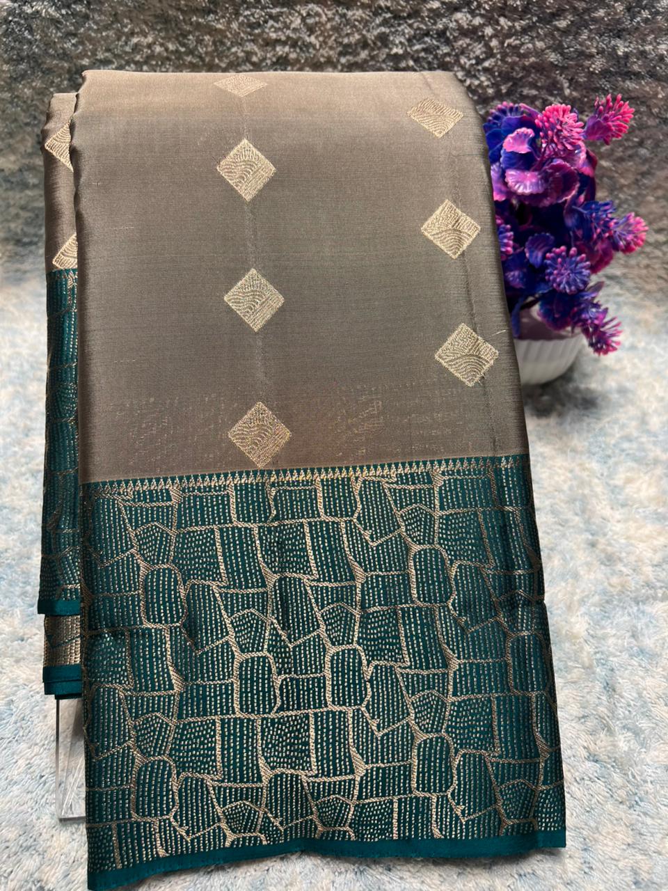 Kanchi Mix Silk Saree