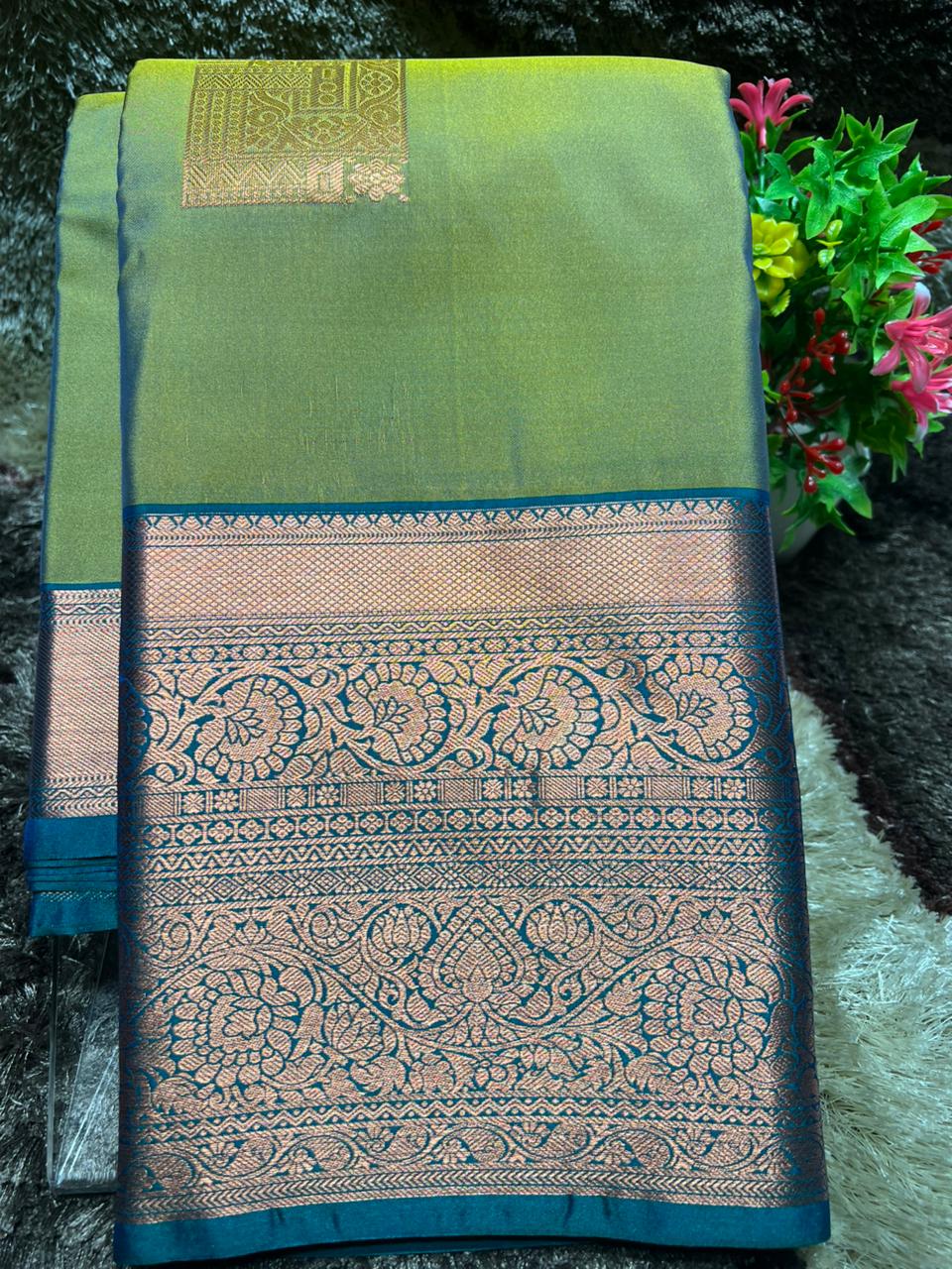 Kanchi Mix Silk Saree