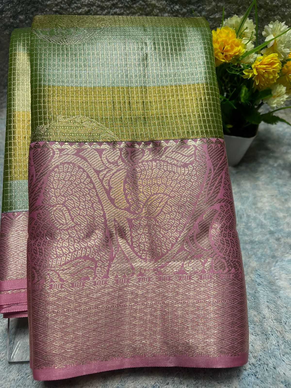 Kanchi Mix Silk Saree