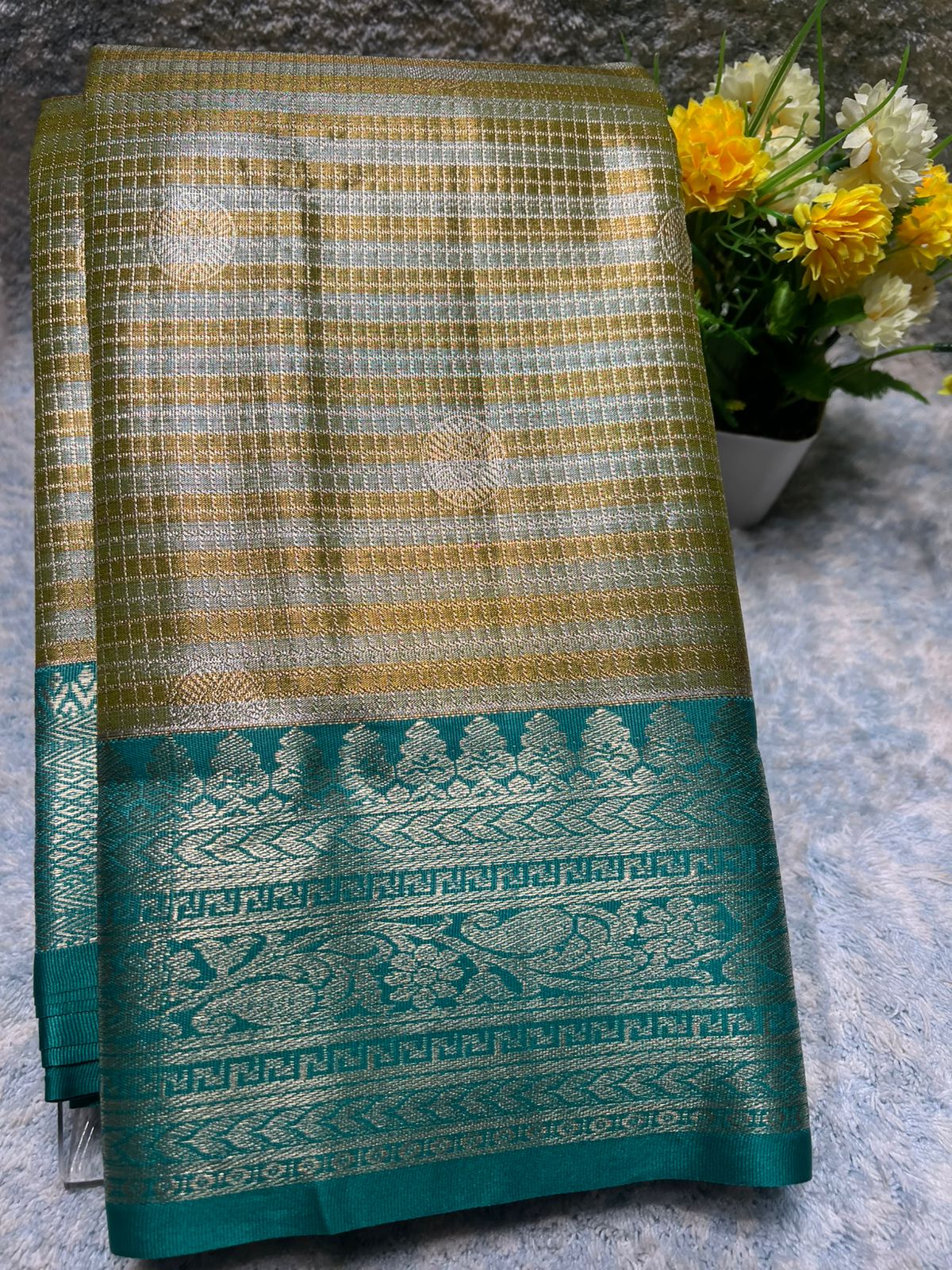 Kanchi Mix Silk Saree
