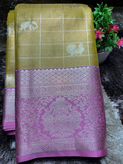 Kanchi Mix Silk Saree