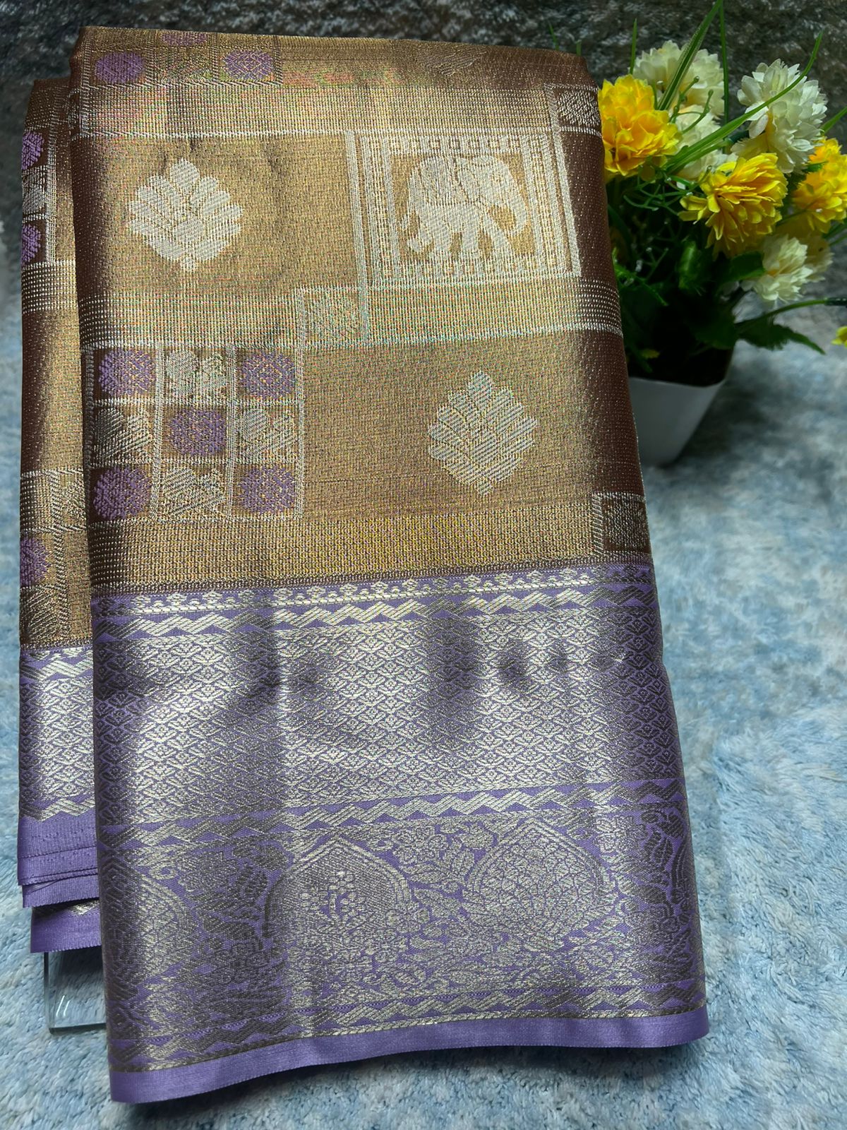 Kanchi Mix Silk Saree