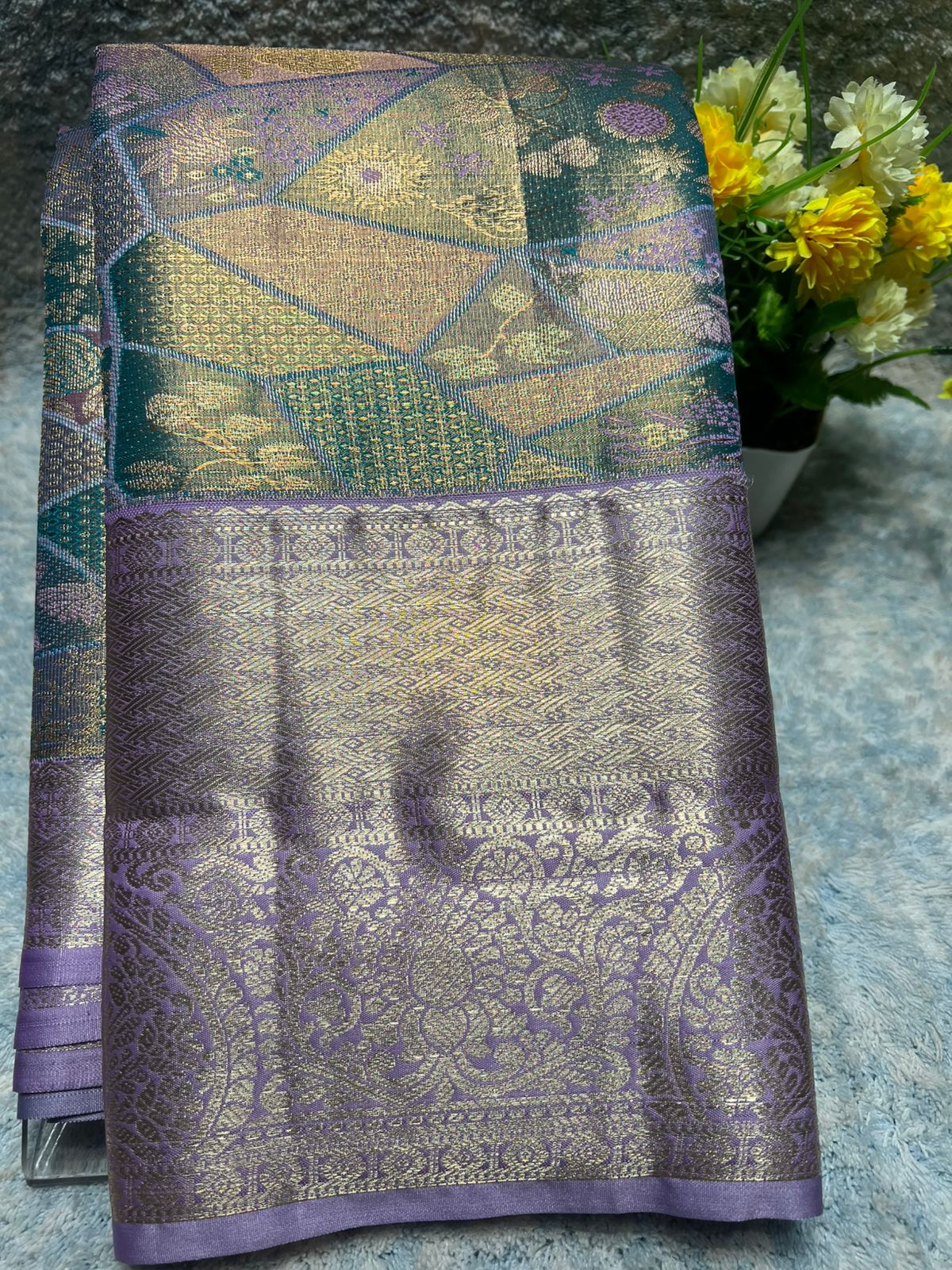 Kanchi Mix Silk Saree
