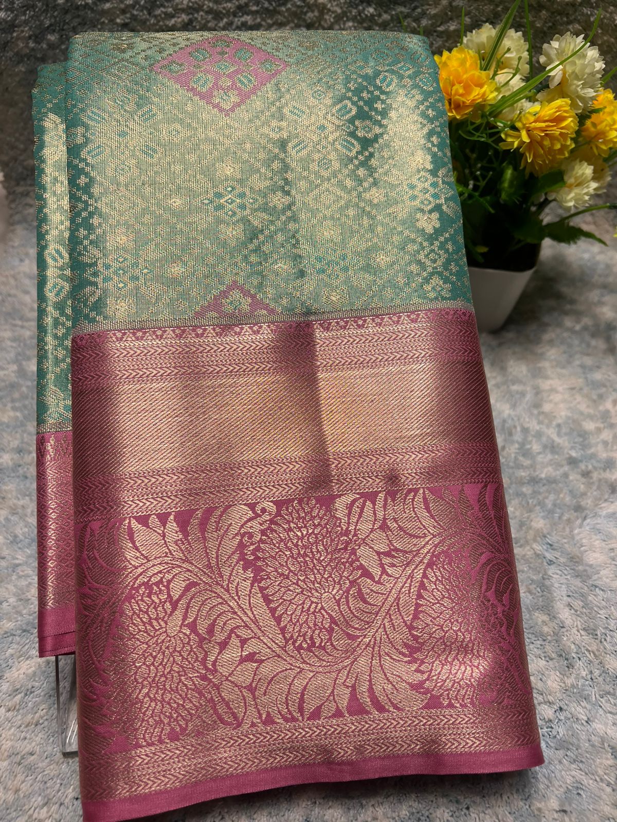 Kanchi Mix Silk Saree