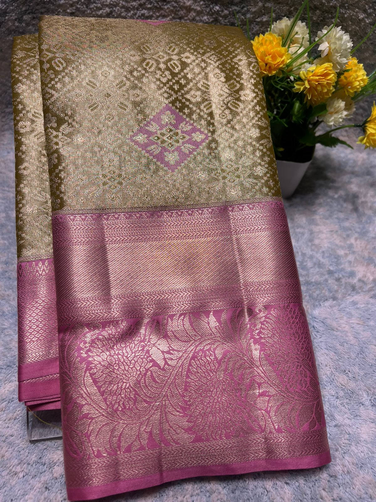 Kanchi Mix Silk Saree