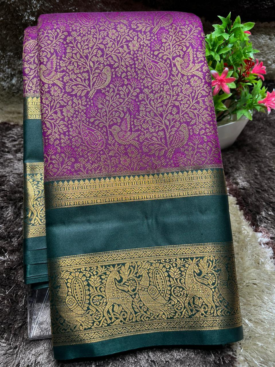 Kanchi Mix Silk Saree