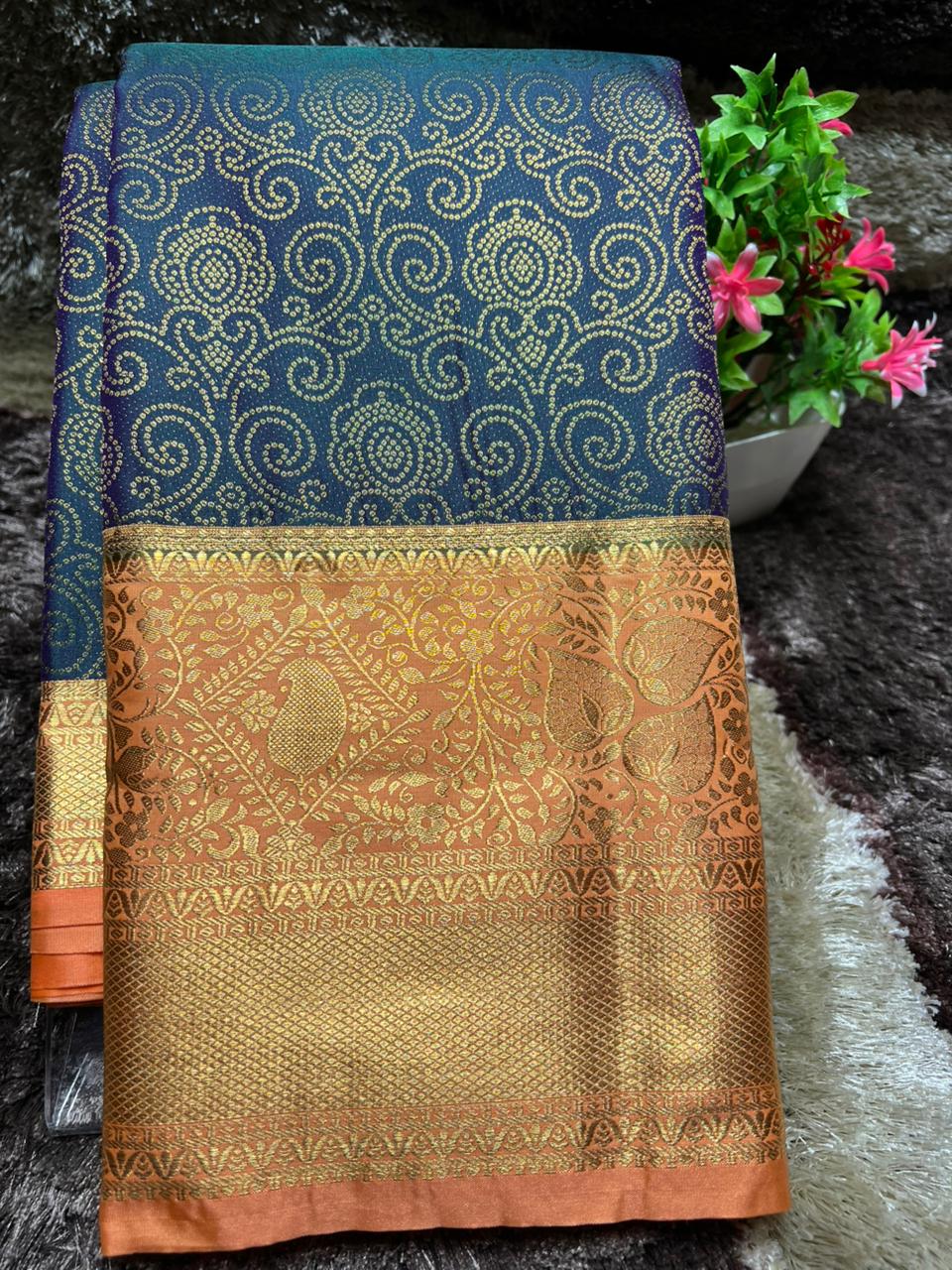 Kanchi Mix Silk Saree