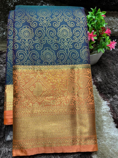 Kanchi Mix Silk Saree