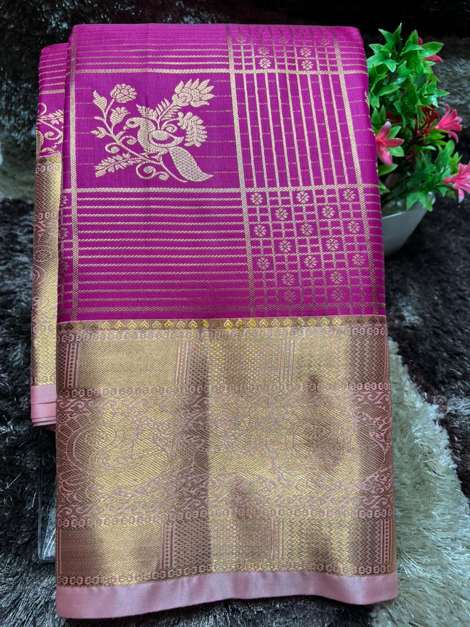 Kanchi Mix Silk Saree
