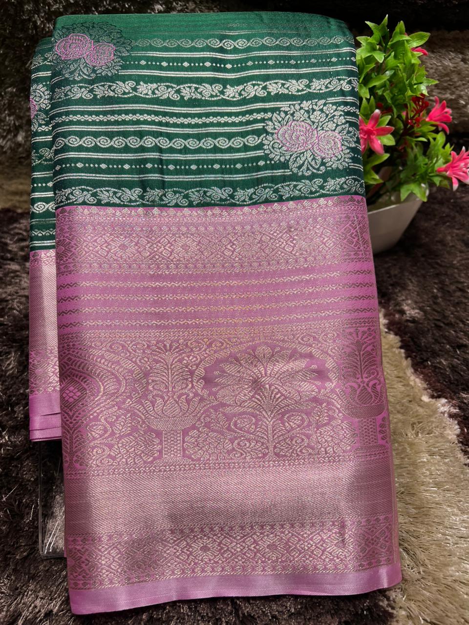 Kanchi Mix Silk Saree