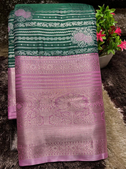 Kanchi Mix Silk Saree