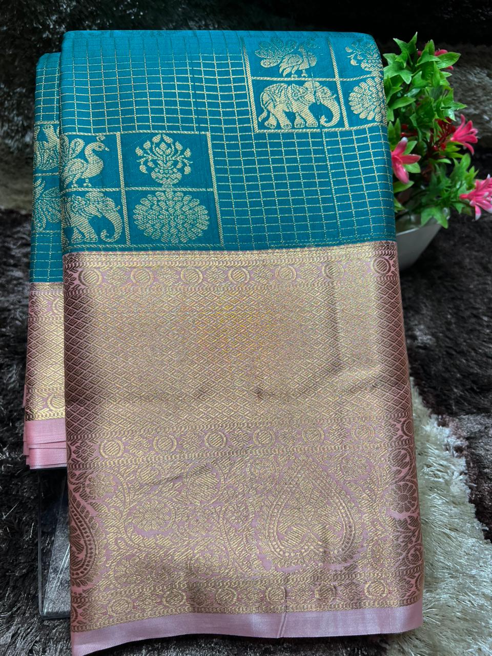 Kanchi Mix Silk Saree
