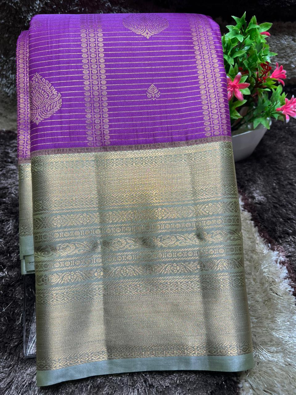 Kanchi Mix Silk Saree