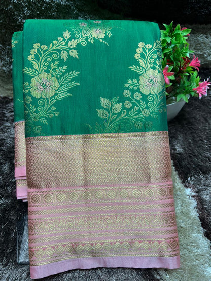 Kanchi Mix Silk Saree