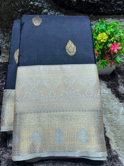 Kanchi Mix Silk Saree